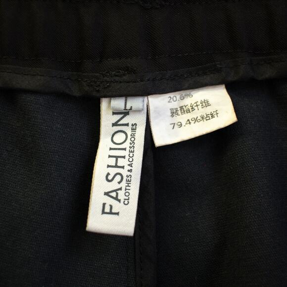 Fashion Cloths High-Rise Straight-Fit Faux Leather Pants Size Women's Large - Picture 5 of 6